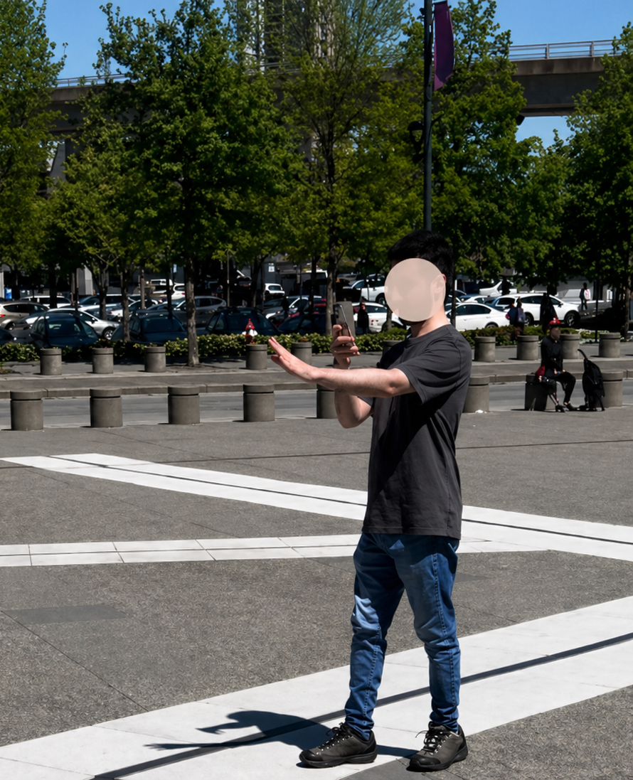 Participant using D-ARE at Surrey Central